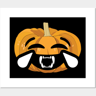 Halloween Pumpkin : Emoji Edition Posters and Art